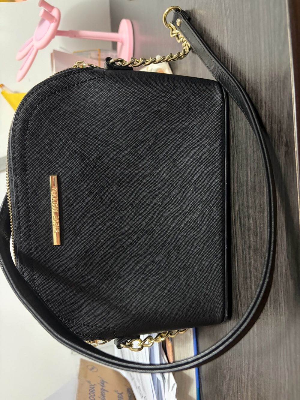 Steve Madden crossbody black bag
